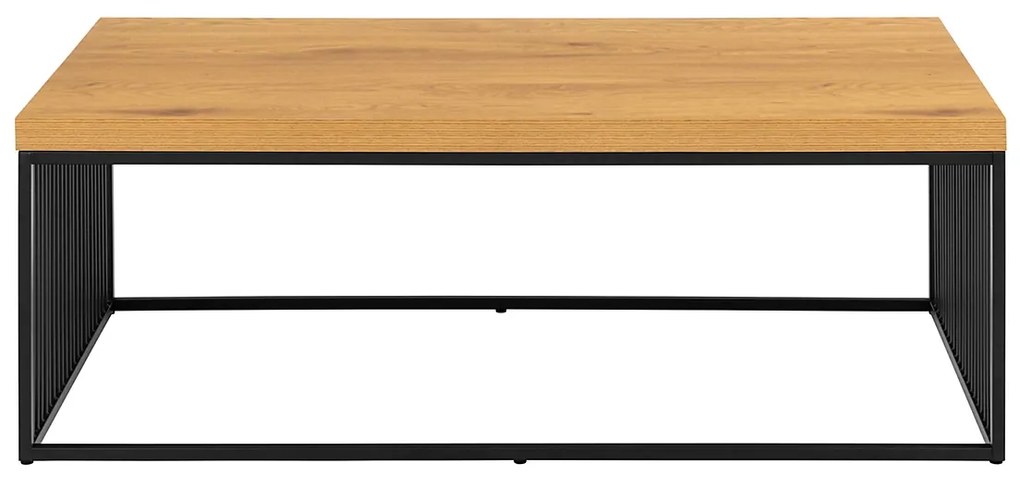 Konferenční stolek Strington 120 cm dub divoký/černý