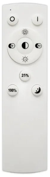 Top Light - LED Stmievateľný luster na lanku LED/30W/230V čierna + diaľkové ovládanie