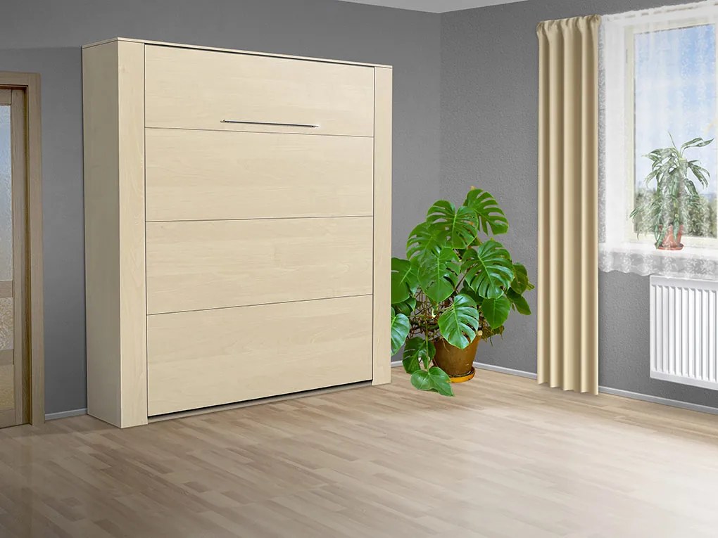 Nabytekmorava Výklopná posteľ VS 3070P, 200x180 cm nosnost postele: štandardná nosnosť, farba lamina: breza 1715