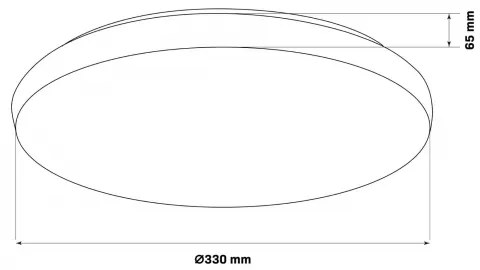 LED Kúpeľňové stropné svietidlo PIRIUS LED/17W/230V pr. 33 cm IP44