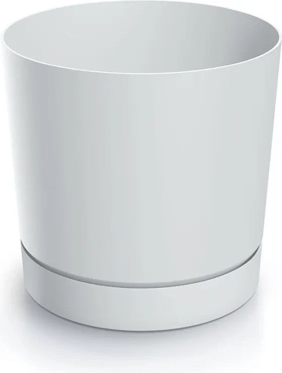 Plastový kvetináč TUBOS P s miskou - výber z 7 prevedení