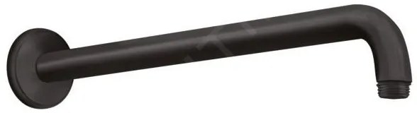 Hansgrohe Aktiva, sprchové rameno 389 mm, matná čierna, HAN-27413670