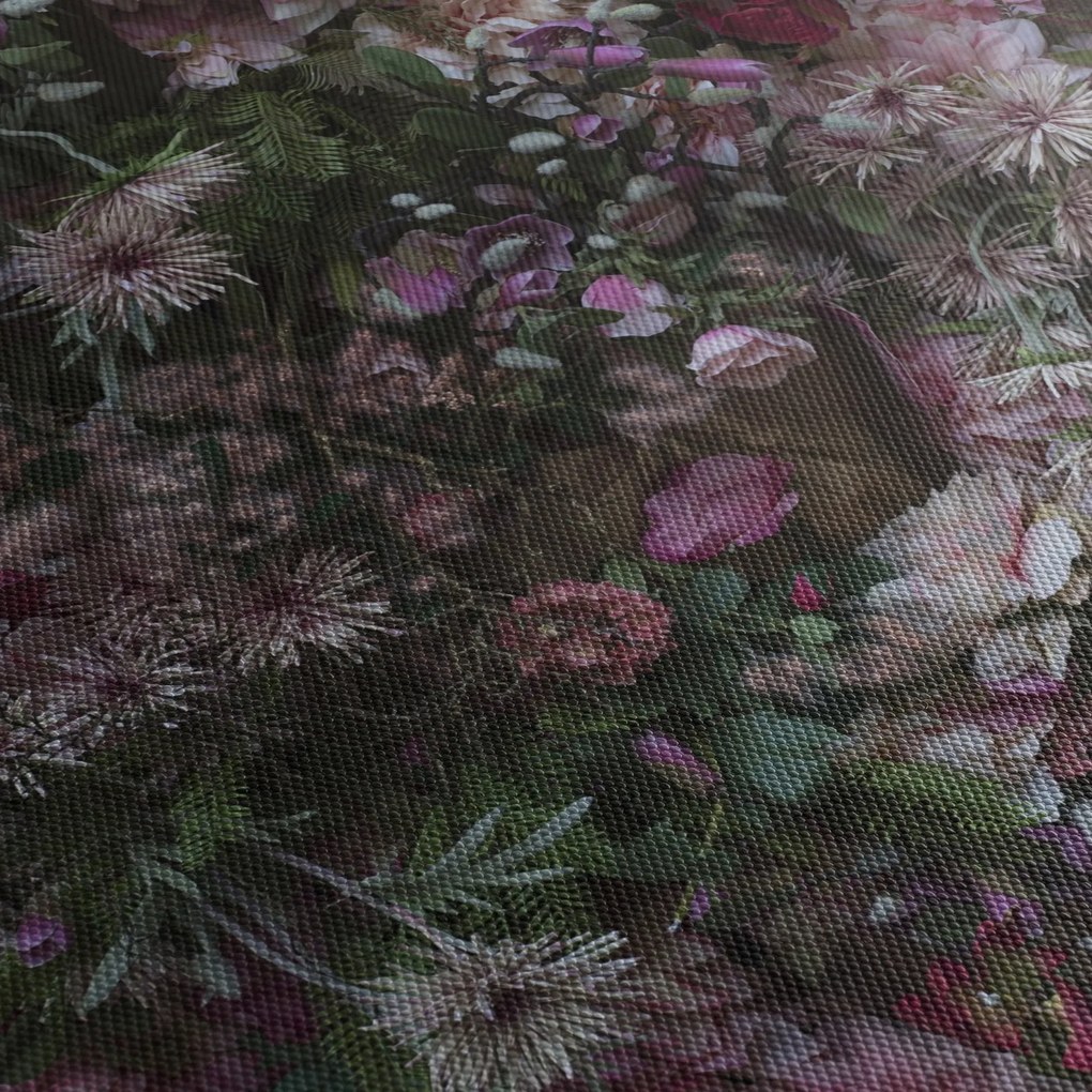 Obraz - Kvetinový múr (90x60 cm)
