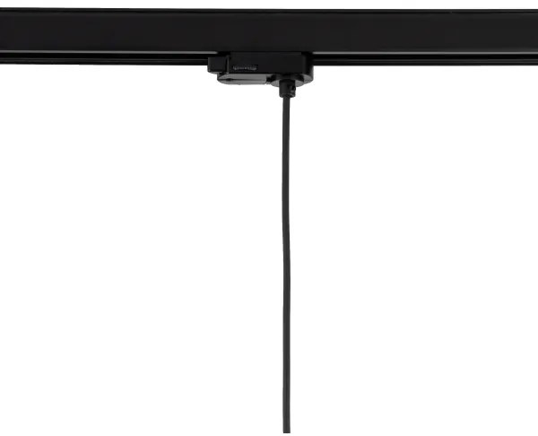 Luster na lanku 3-fáz. lišto. systému TRACER 1xE27/15W/230V pr. 20 cm čierna/hnedá