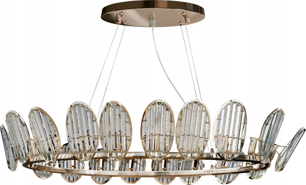 Závesná lampa Butterfly oval je elegantná