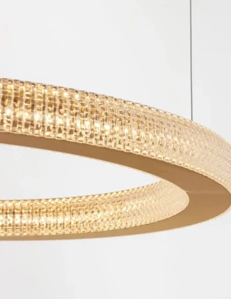 LED luster Fiore 60 zlaté