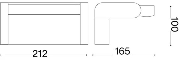 Ideal Lux -LED Vonk. nást. svietidlo so s. SWIPE LED/21W/230V CRI 90 IP54 hnedá