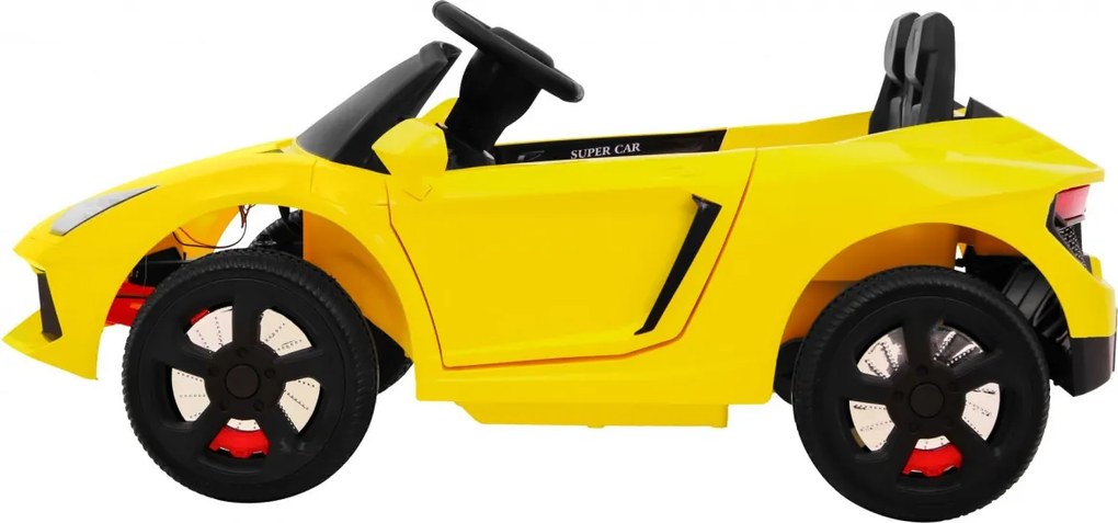 Ramiz Budúce batériové auto pre deti Žlté + diaľkové ovládanie