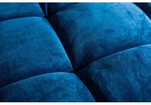 Sedacia súprava 39844 220cm Cozy - Zamat Modrá  - Komfort-nábytok