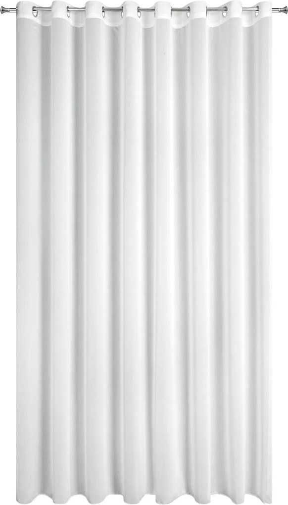 ZÁCLONA NA KRÚŽKOCH TIRSA 300X250 CM BIELA