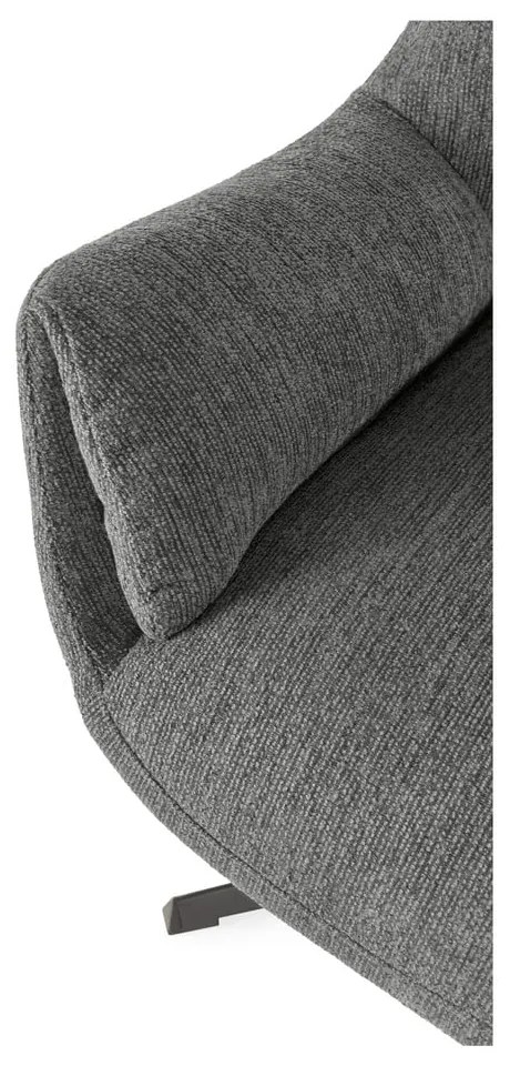 Sivé kreslo Odette – Marckeric