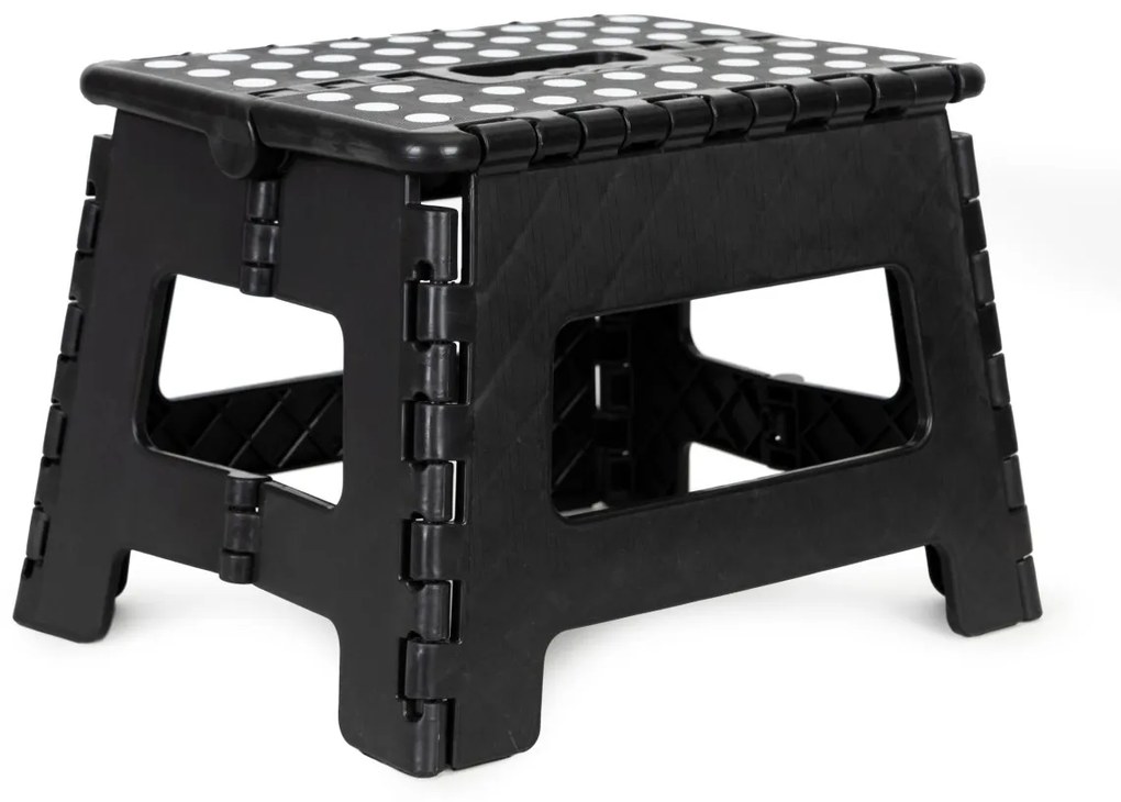 Skládacia stolička TABOR 22 cm čierna
