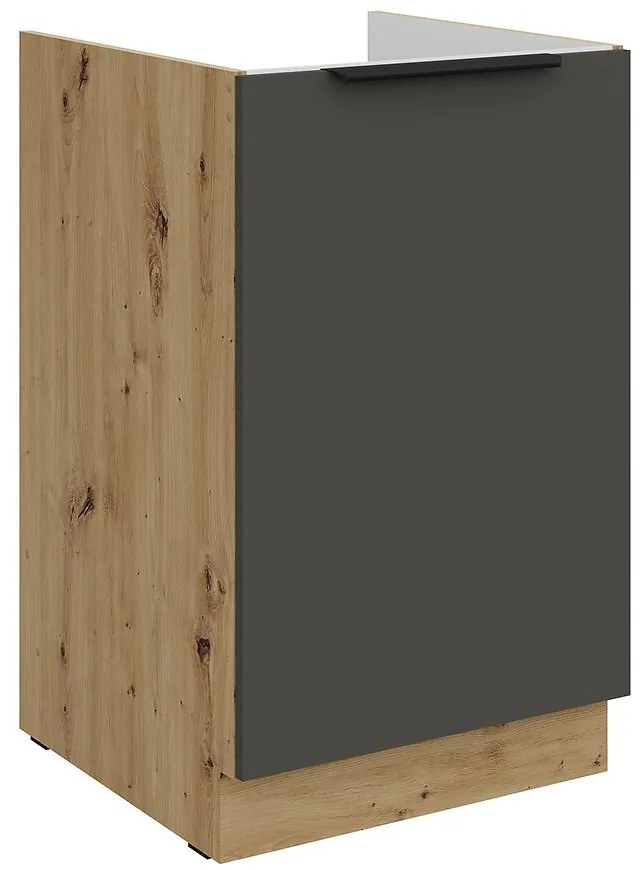 Kuchynská skrinka Aria-Gr/Ar Anti Fingerprint 50zl 1f Bb