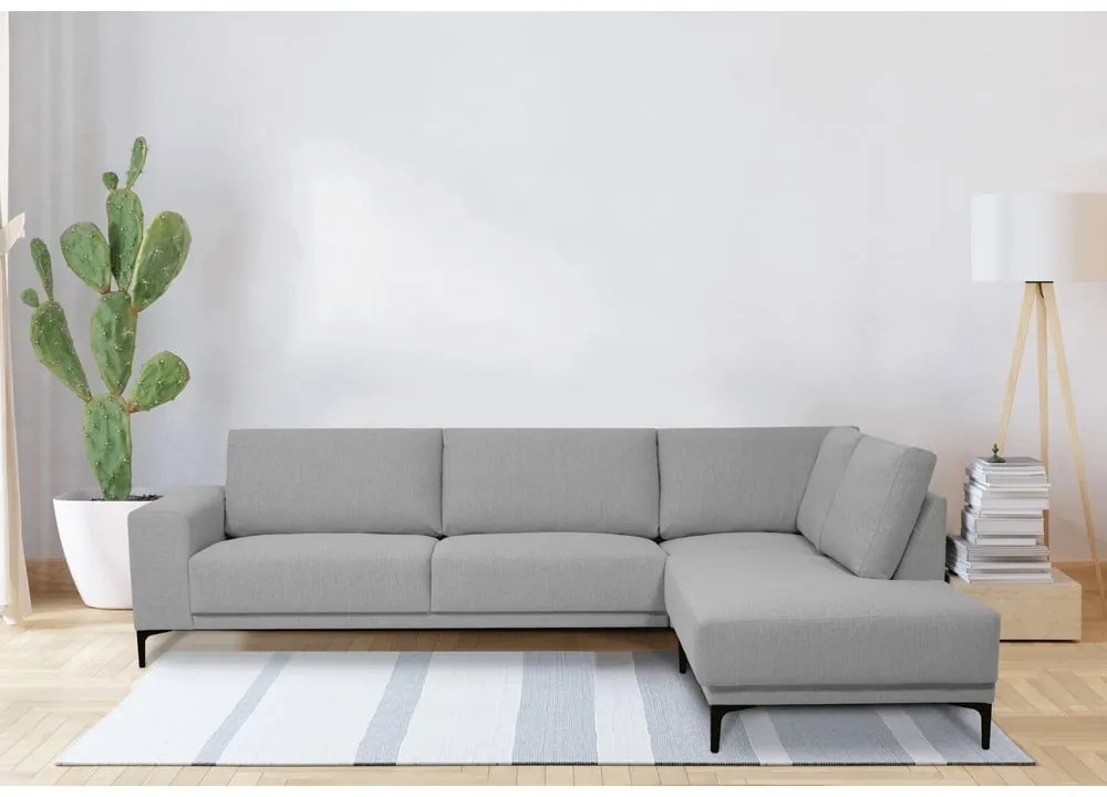 Sivá rohová pohovka (pravý roh) Chile – Scandic