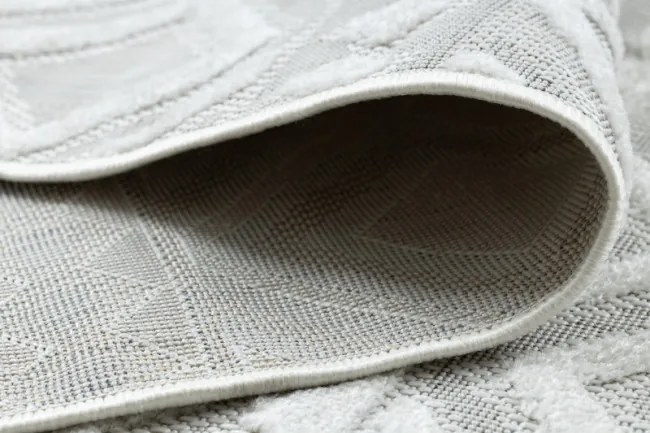 Koberec SOLE D3851 Boho, romby - ploské tkanie béžový