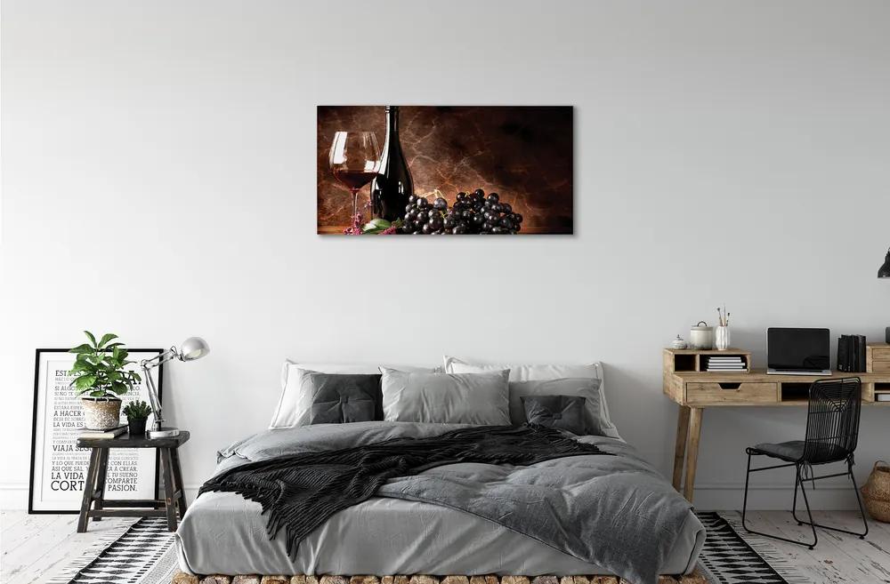Obraz canvas pohár vína 125x50 cm