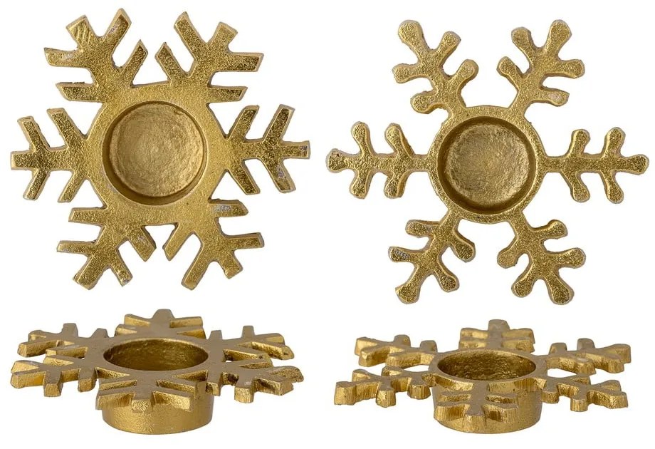 Kovové svietniky s vianočným motívom v súprave 2 ks Lisetta - Bloomingville