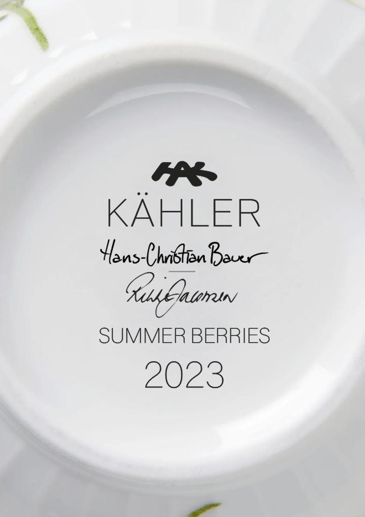 KÄHLER Porcelánový hrnček Hammershøi Summer Berries 330 ml