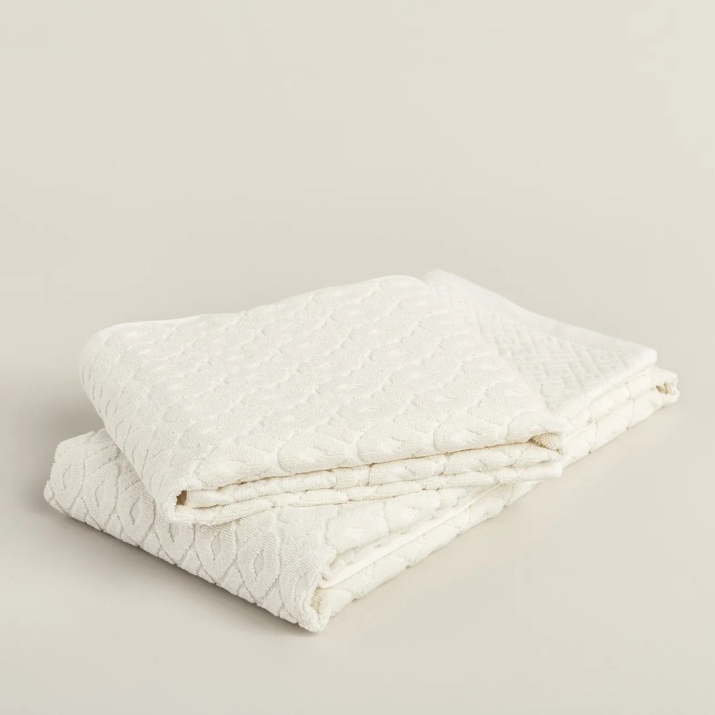 Uterák Lattice 70x140 cm cream pearl