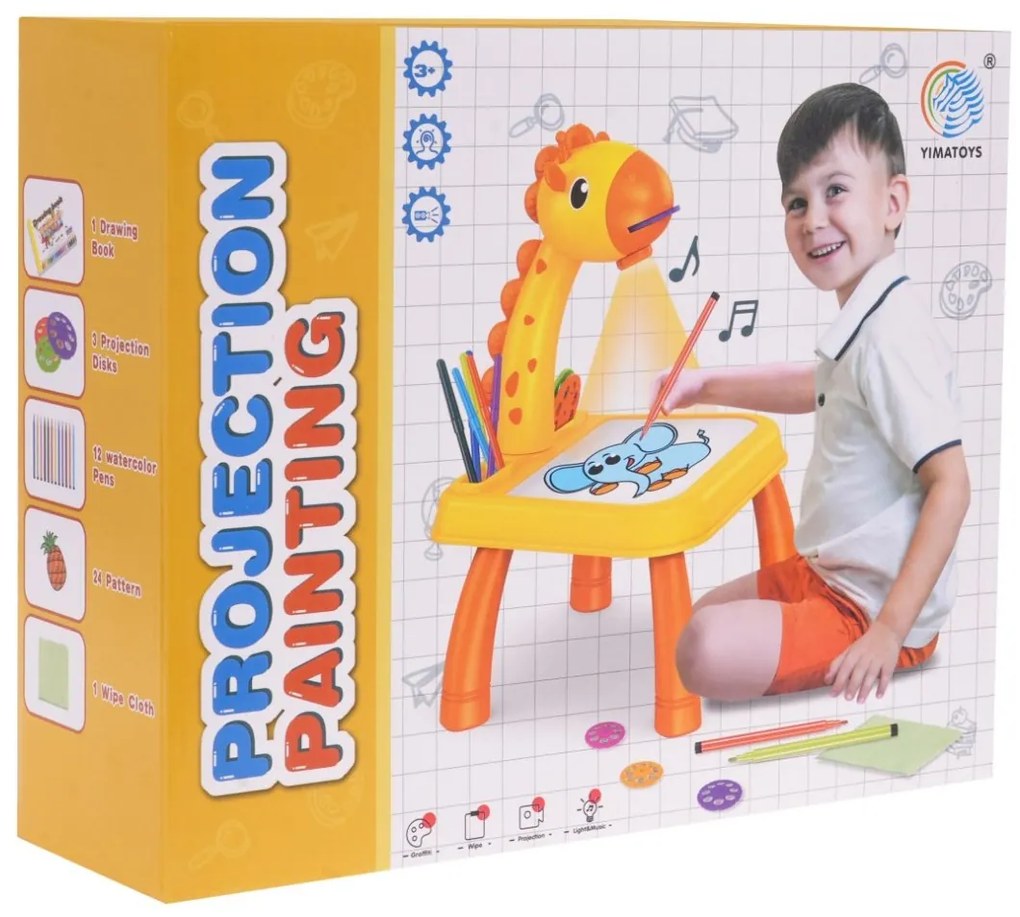 Ramiz Detský projektor na kreslenie - Žirafa