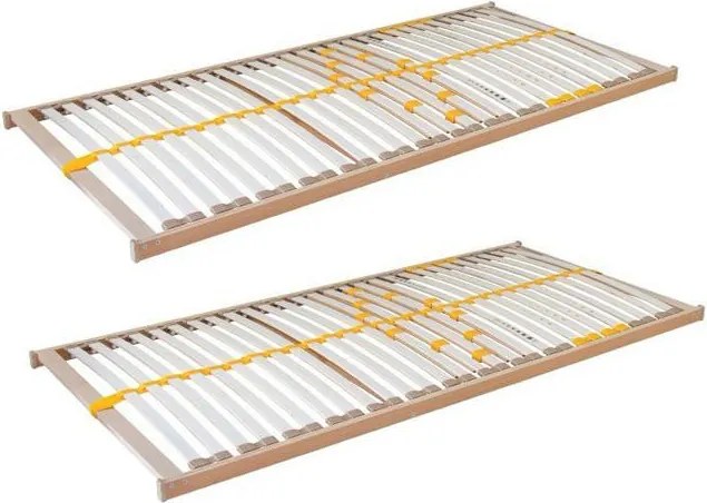 Ahorn PEVNÝ LAMELOVÝ ROŠT DUOSTAR 1+1 Rozmery 90x200
