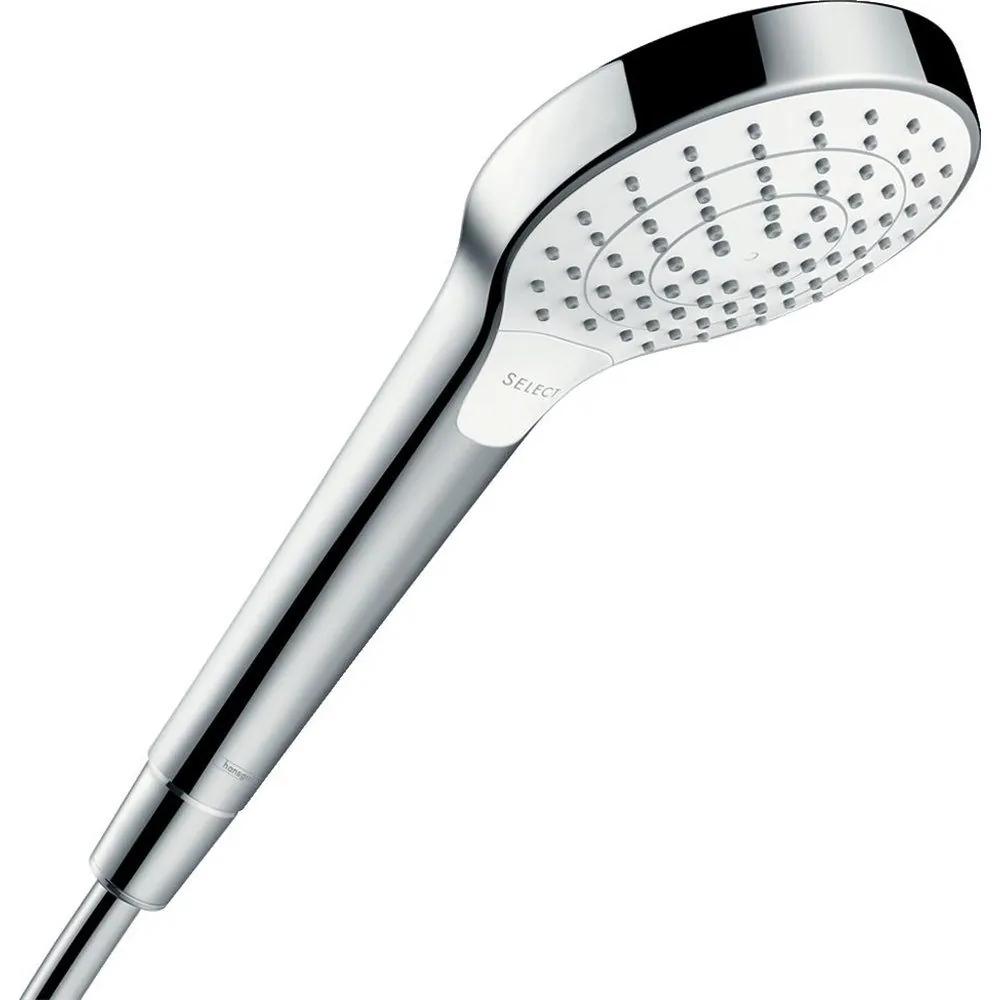 HANSGROHE Croma Select S ručná sprcha Vario 3jet, priemer 110 mm, biela/chróm, 26802400