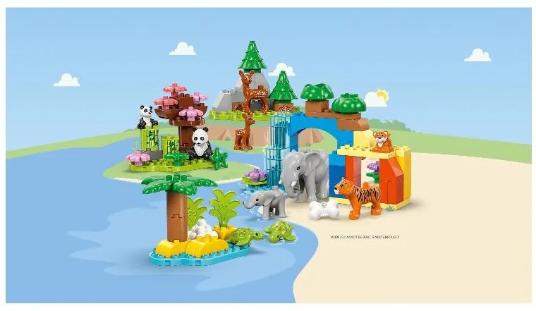 Lego®  Duplo®  10446 Rodinky divokých zvierat 3 v 1  (100396754)