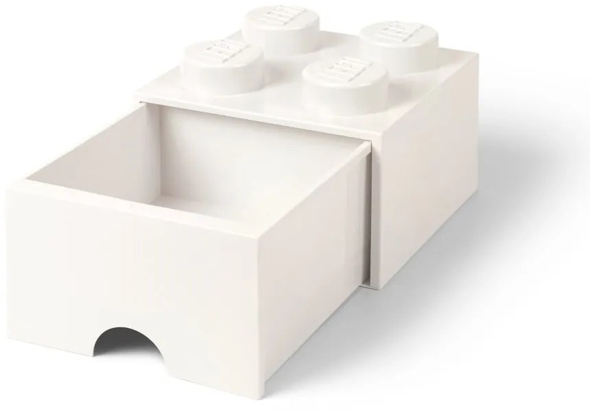 Biely úložný box štvorec LEGO®