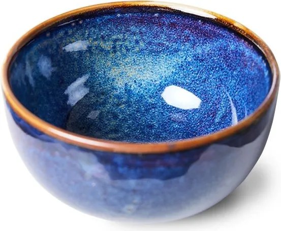 Rustikálne modrá porcelánová miska Chef - Ø 11*6 cm / 260 ml