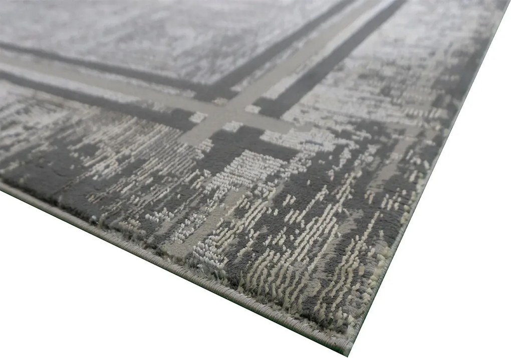 BE Koberec Allianz 6303 GREY – sivý obdĺžnikový Rozmer: 140x190 cm