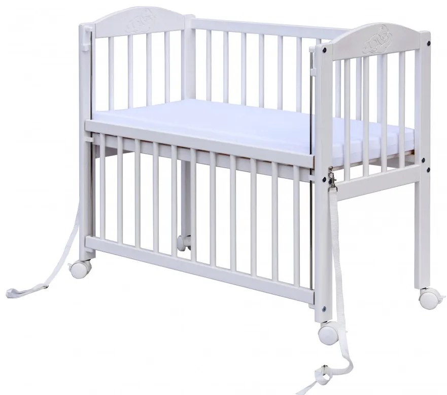 SC Detská postieľka Baby 90x40 biela