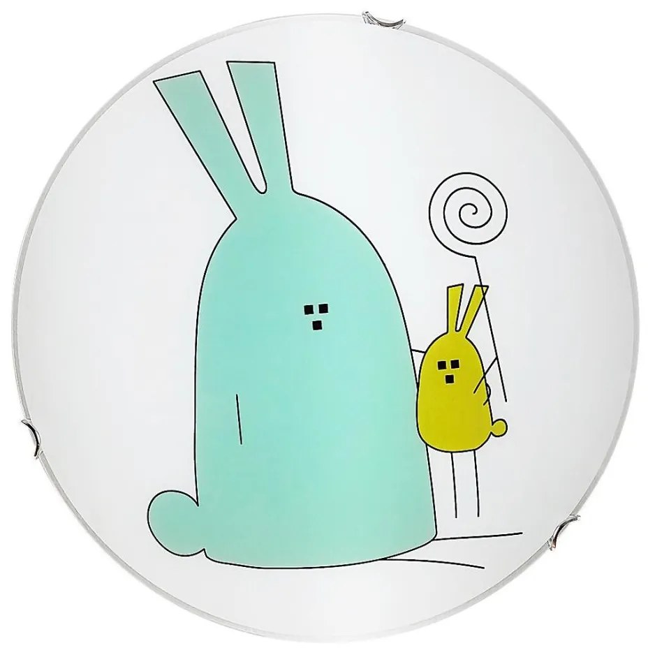 Rabalux 71279 - Detské stropné svietidlo FLAPPY 2xE27/60W/230V