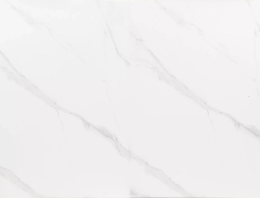 Jedálenský rozkladací stôl Westin 120/160 cm keramika čierny/biely mramor