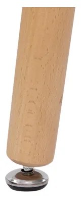 Jedálenský set 1+4, biely stôl BERGEN 120x80cm a biela plastová stolička KATO
