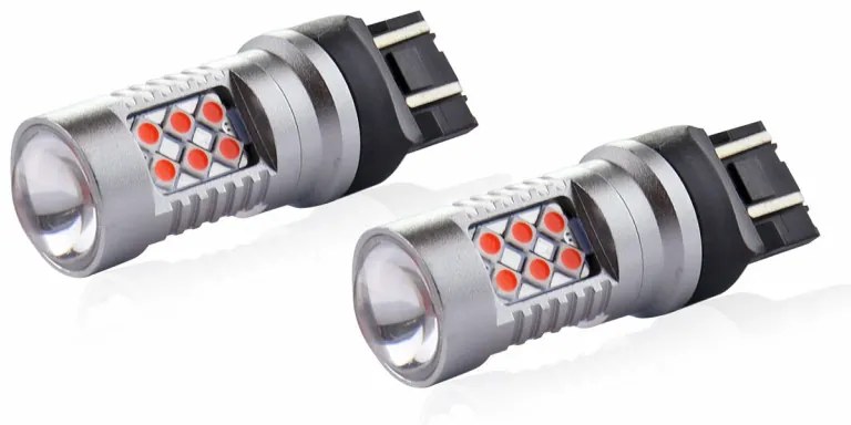 LED žiarovky CANBUS 24SMD 3030 1157 T20 7443 21/5W Červená 12V/24V