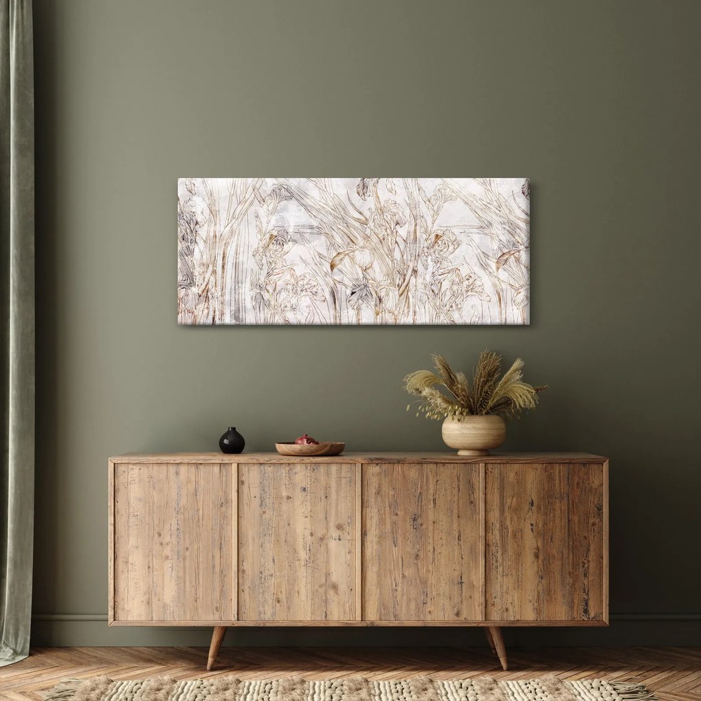 Obraz - Kosatce (120x50 cm)