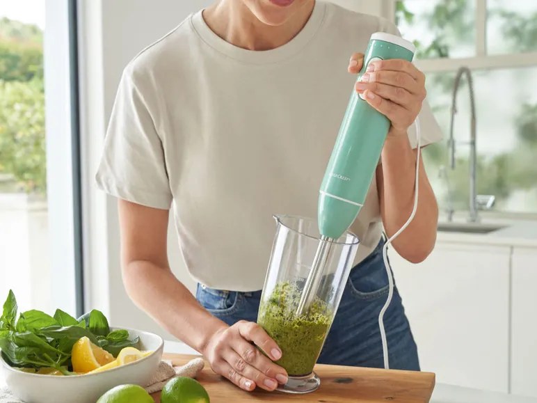 SILVERCREST® KITCHEN TOOLS Tyčový mixér SSMS 600 E3 (mentolová) (100346114)