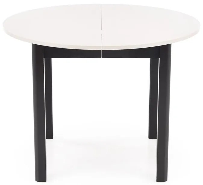 Rozkladací jedálenský stôl Ringo 102/142 cm kašmírový/čierny