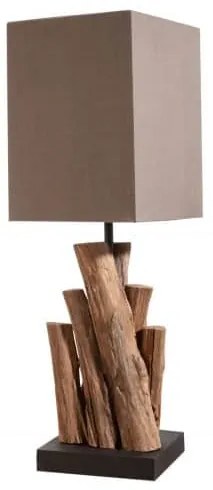 Hnedá stolová lampa Pure Nature 45cm »