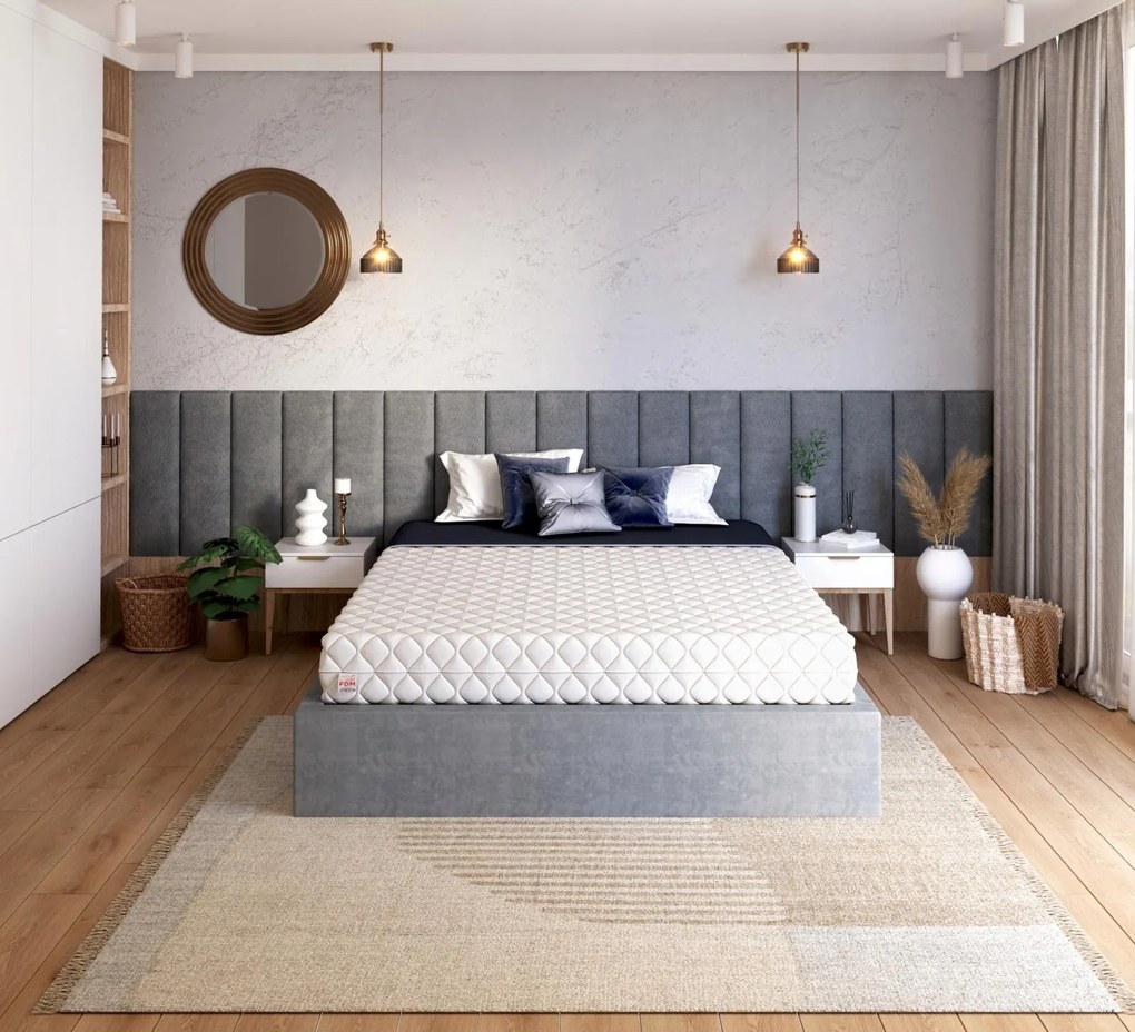 Čalúnený panel na stenu TRINITY - 90x25 cm (viac farieb)