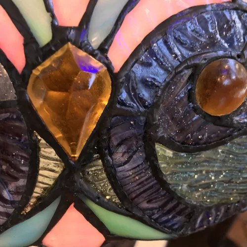 Stolná lampa Tiffany ELECTRA Ø40*75