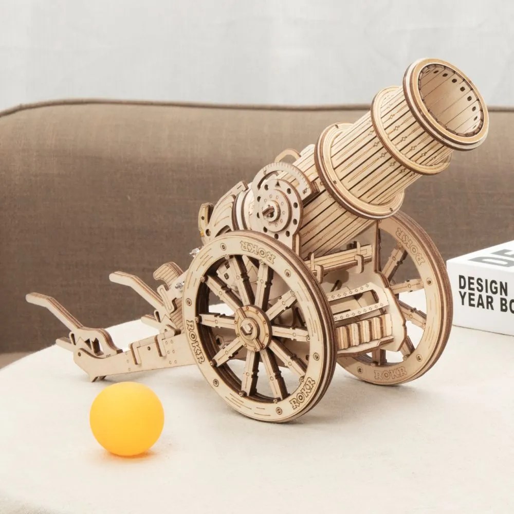 ROBOTIME Roker 3D drevené puzzle Stredoveké obliehacie dialo 158 ks