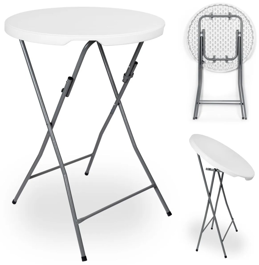 Konferenčný stolík GALA 80 cm biely