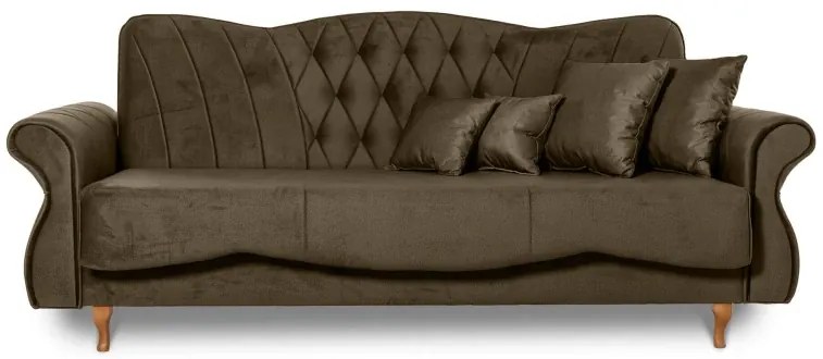 Pohovka Panama 3, hnedá (Monolith 09)