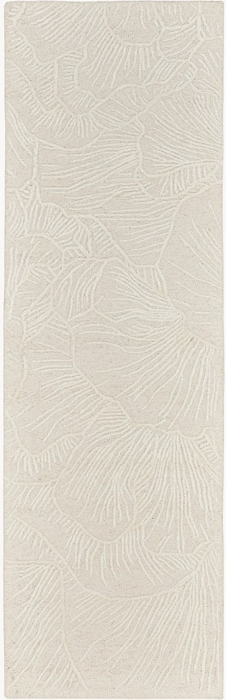 Ručne tuftovaný vlnený behúň s nízkym vlasom Avra