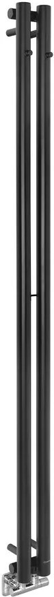 Sapho Sapho, PILON vykurovacie teleso 122x1800mm, so 2 háčikmi, čierna matná, IZ124T