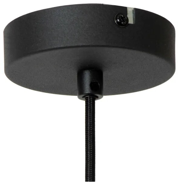 Lucide 45492/01/36 - Luster na lanku RAFAL 1xE27/40W/230V čierna/šedá
