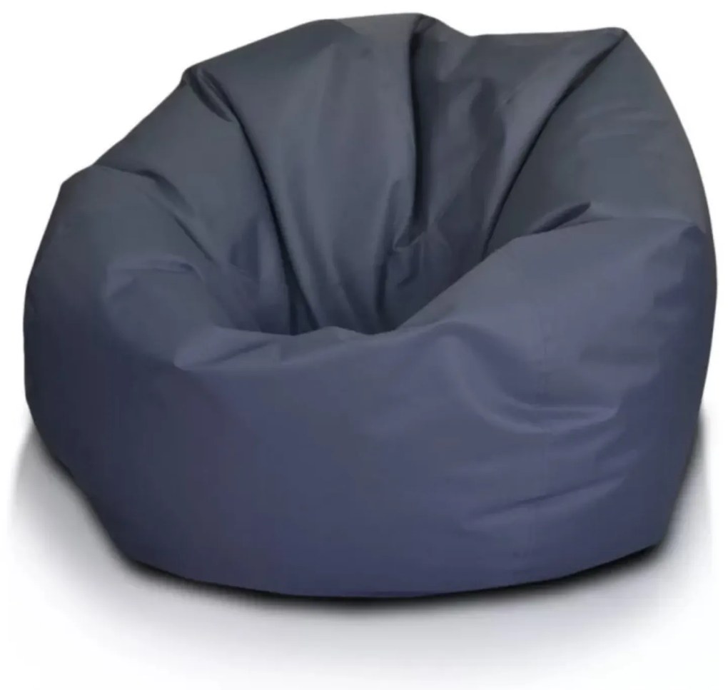 Lacný sedací vak Sakwa L – pohodlný vak pre deti aj dospelých, ľahko umývateľný polyester Farba: NC16 - tm. sivá