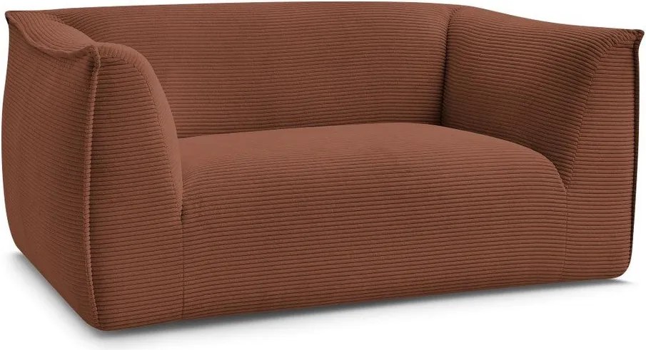 Oranžová menčestrová pohovka 170 cm Giorgia – Bobochic Paris