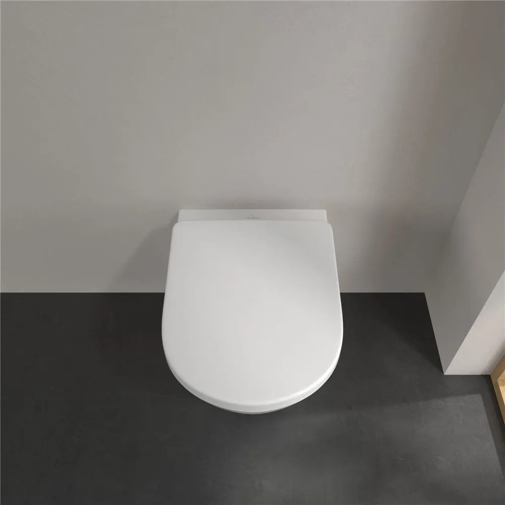 VILLEROY & BOCH Subway 2.0 Comfort WC sedátko s poklopom, s funkciou QuickRelease a Softclosing, biela alpská, 9M86S101